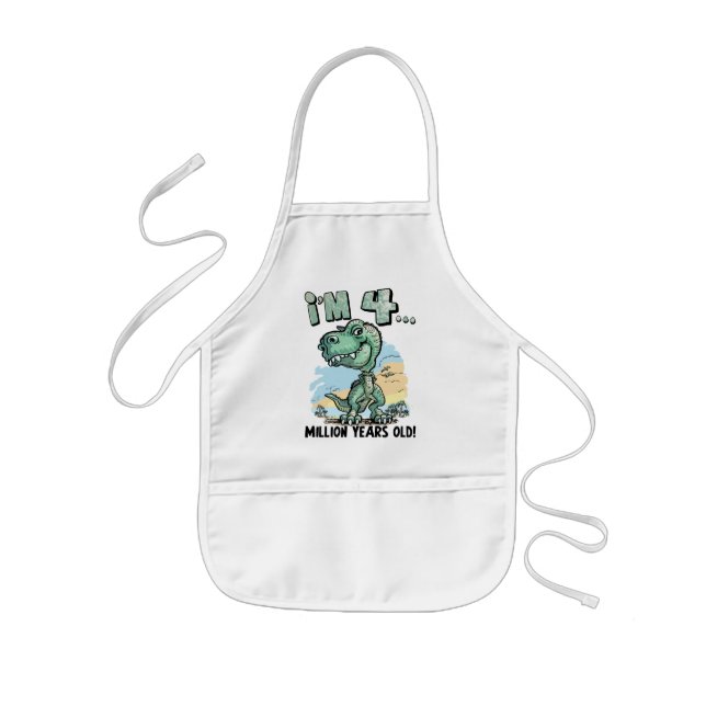 T Rex KId Kids' Apron (Front)
