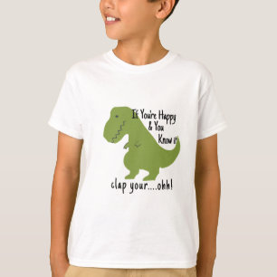T-Rex Kids T-Shirt: Funny Dinosaur Quote & Sayings T-Shirt