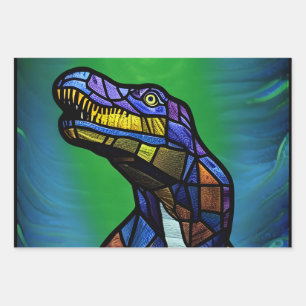 T-Rex King Of The Dinosaurs Wrapping Paper Sheets