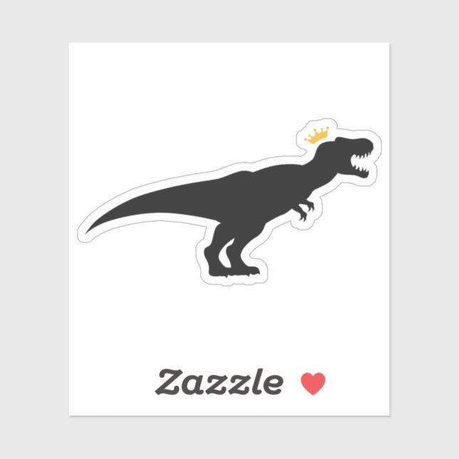 T-Rex King Sticker (Sheet)