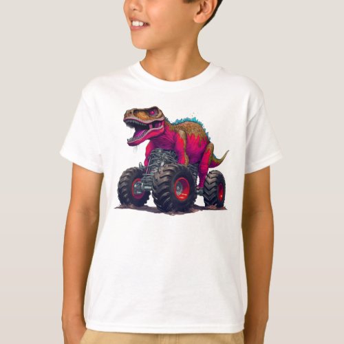 T_Rex Monster Truck T_Shirt