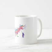 T-Rex on a Leash Coffee Mug (Front Right)
