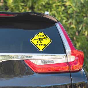T-Rex on Board Sticker