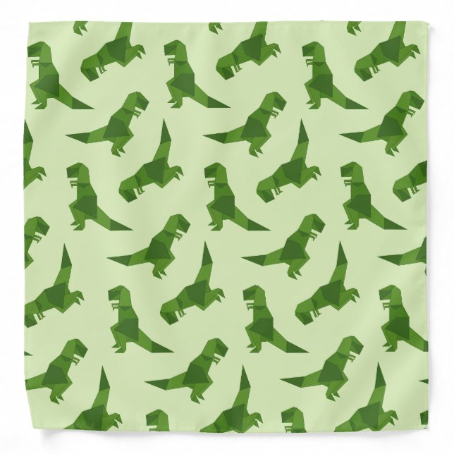 T-Rex origami Bandana (Front)