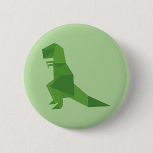 T-Rex Origami Button