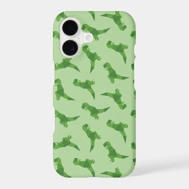 T-Rex Origami Iphone Case (Back)