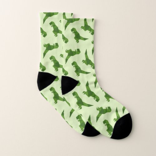 T_Rex Origami Socks