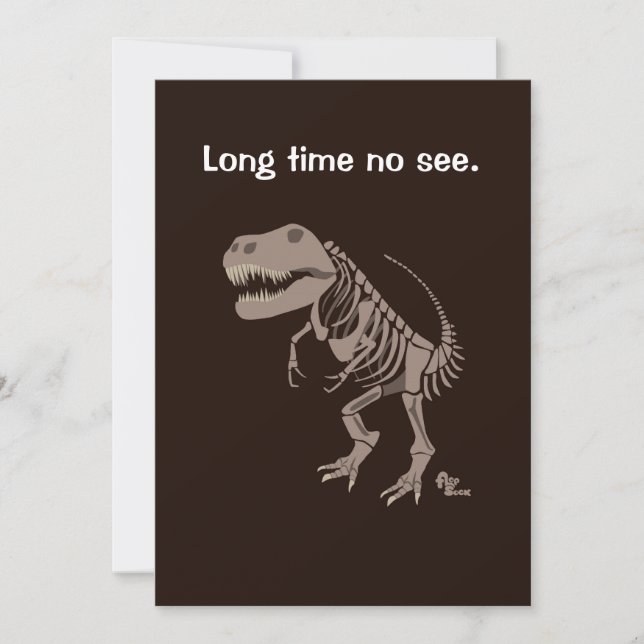 T Rex Party Invitation (Front)
