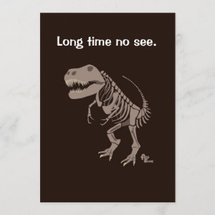 T Rex Party Invitation
