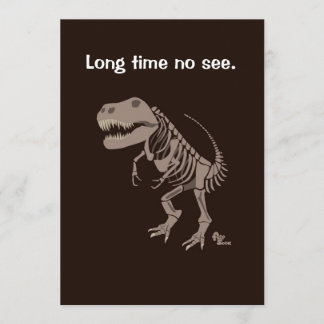 T Rex Party Invitation