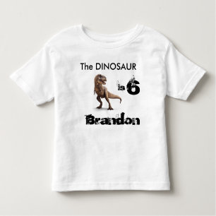 T-Rex Personalized Birthday Tshirt