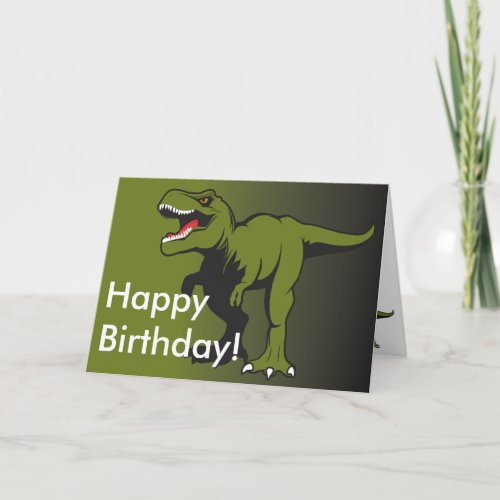 T_Rex Personalized items Card