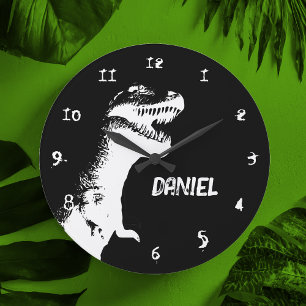  T-Rex Personalized  Large Clock