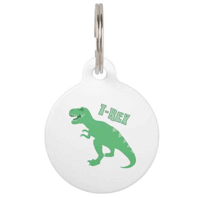 T-Rex Pet ID Tag (Front)
