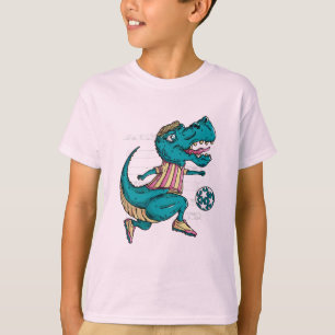 T-rex Playing Soccer, Funny Soccer Dinosaur Lovers T-Shirt