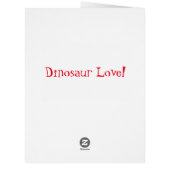 T-Rex Pop Art Cards (Back)