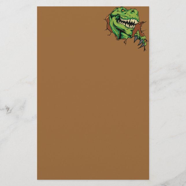 T Rex Rips Stationery (Front)