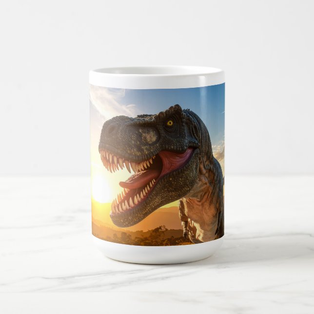 T-Rex Roar design Coffee Mug (Center)