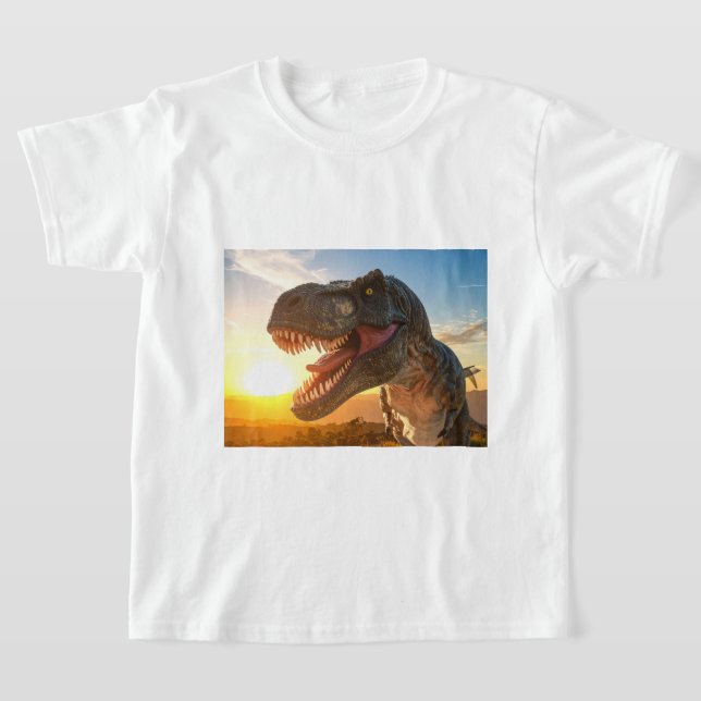 T-Rex Roar design T-Shirt (Laydown)