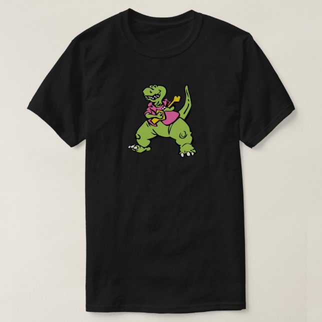 T-Rex Rocks! T-Shirt (Design Front)