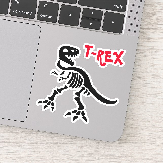 T-REX Skeleton Sticker (Detail)