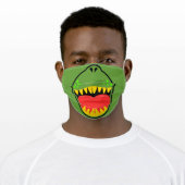 T-REX SMILE ADULT CLOTH FACE MASK (Worn)