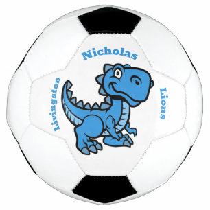 T Rex Soccer Ball - Blue
