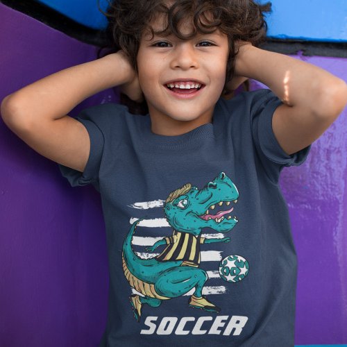 T_Rex Soccer Player Sports T_Shirt