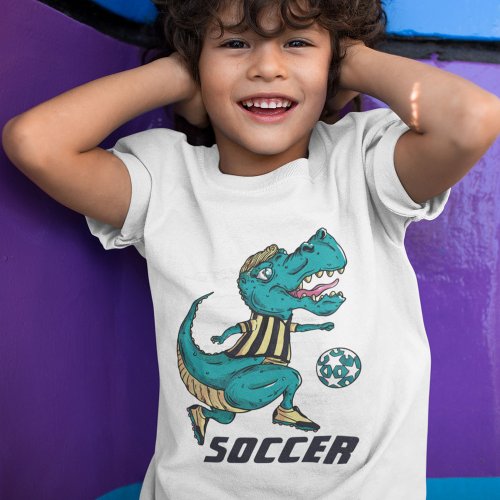 T_Rex Soccer Player Sports T_Shirt