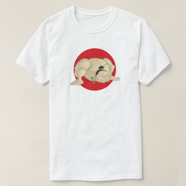 T-Rex Sumo T-Shirt Mens (Design Front)