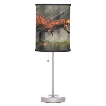 T-rex Table Lamp by ArtOfDanielEskridge at Zazzle