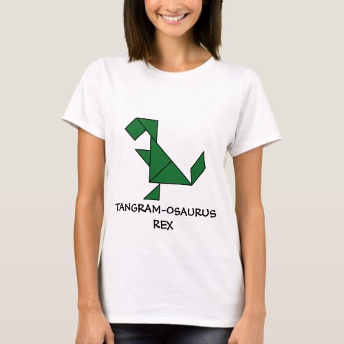 T_Rex  Tangrams  Tangram_osaurus Rex Cute Dino T_Shirt