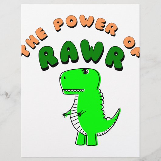T-Rex The Power Of RAWR (Front)