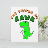 T-Rex The Power Of RAWR (Standing Front)