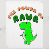 T-Rex The Power Of RAWR (Front/Back)