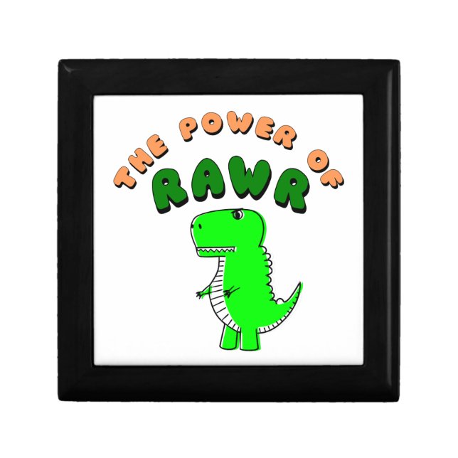 T-Rex The Power Of RAWR Jewelry Box (Front)