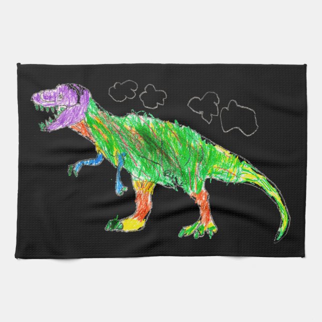 T-Rex Towel (Horizontal)