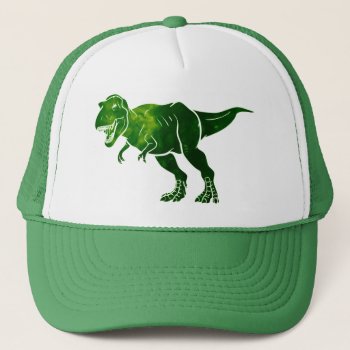 T-rex Trucker Hat by TerryBain at Zazzle