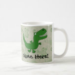 T-Rex Tyrannosaurus Rex Dinosaur Cartoon Kids Boys Coffee Mug