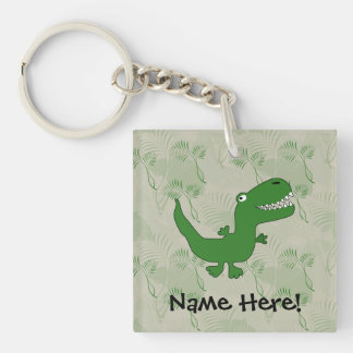 T-Rex Tyrannosaurus Rex Dinosaur Cartoon Kids Boys Keychain