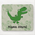 T-Rex Tyrannosaurus Rex Dinosaur Cartoon Kids Boys Mouse Pad