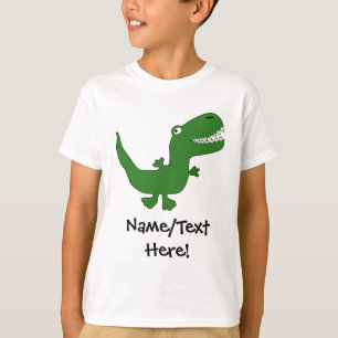 T-Rex Tyrannosaurus Rex Dinosaur Cartoon Kids Boys T-Shirt