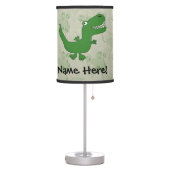 T-Rex Tyrannosaurus Rex Dinosaur Cartoon Kids Boys Table Lamp (Left)