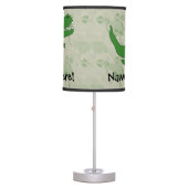 T-Rex Tyrannosaurus Rex Dinosaur Cartoon Kids Boys Table Lamp (Front)