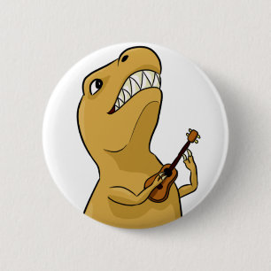 T-Rex Ukulele Button