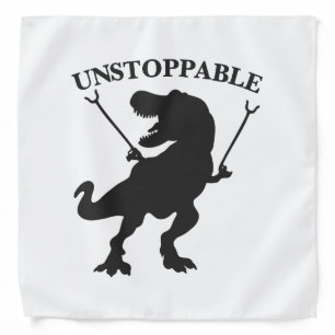 T-rex unstoppable - Choose background color Bandana