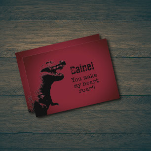 T-Rex Valentine Card