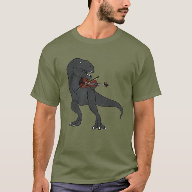 T-Rex Violin T-Shirt (Front)