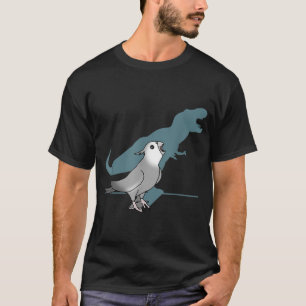 T-rex white faced cockatiel, Funny grey cockatiel T-Shirt