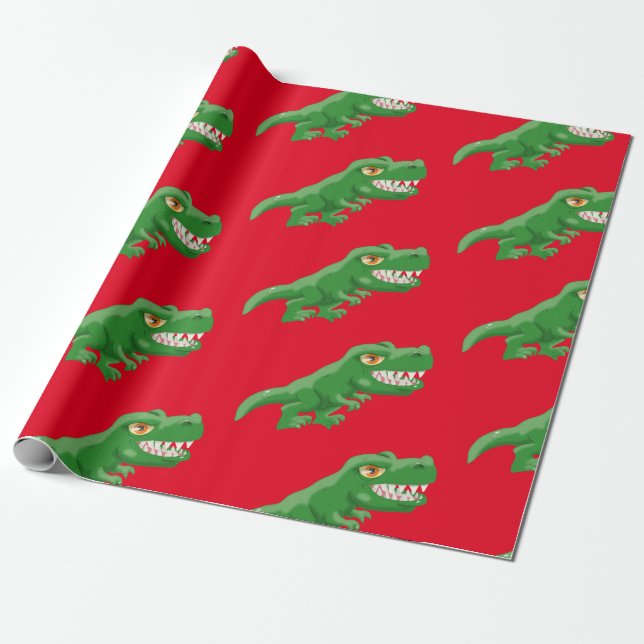 T-Rex Wrapping Paper (Unrolled)